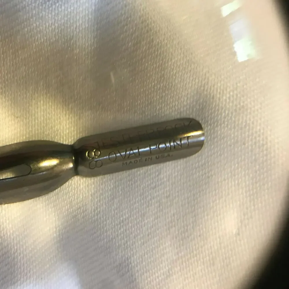 New Vintage Antique Esterbrook Fountain Pen Nib Tip 788 Oval Point USA Made